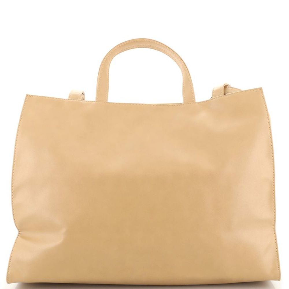 Telfar Shopping Tote Faux Leather Medium Neutral - Picture 4 of 8